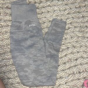 AYBL gray camo leggings
